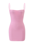 Blush Bandage Dress — Veylora